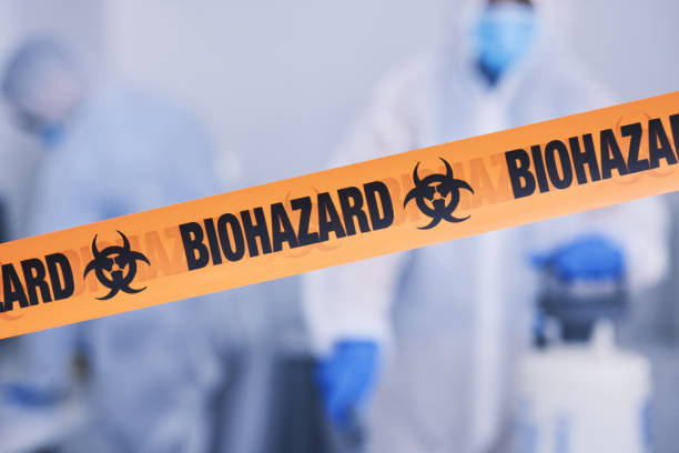 Professional Infectious Disease Decontamination technician working in Engelhard, NC
